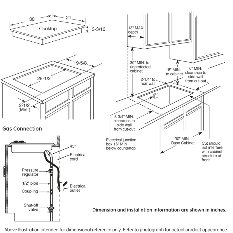 30" Built-In Gas Cooktop view 5