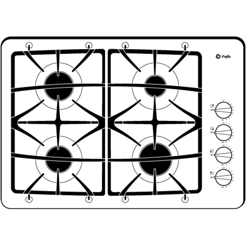 30" Built-In Gas Cooktop view 6