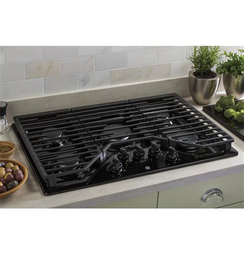 30" Built-In Gas Cooktop with 5 Burners and Dishwasher Safe Grates JGP5030DLBB