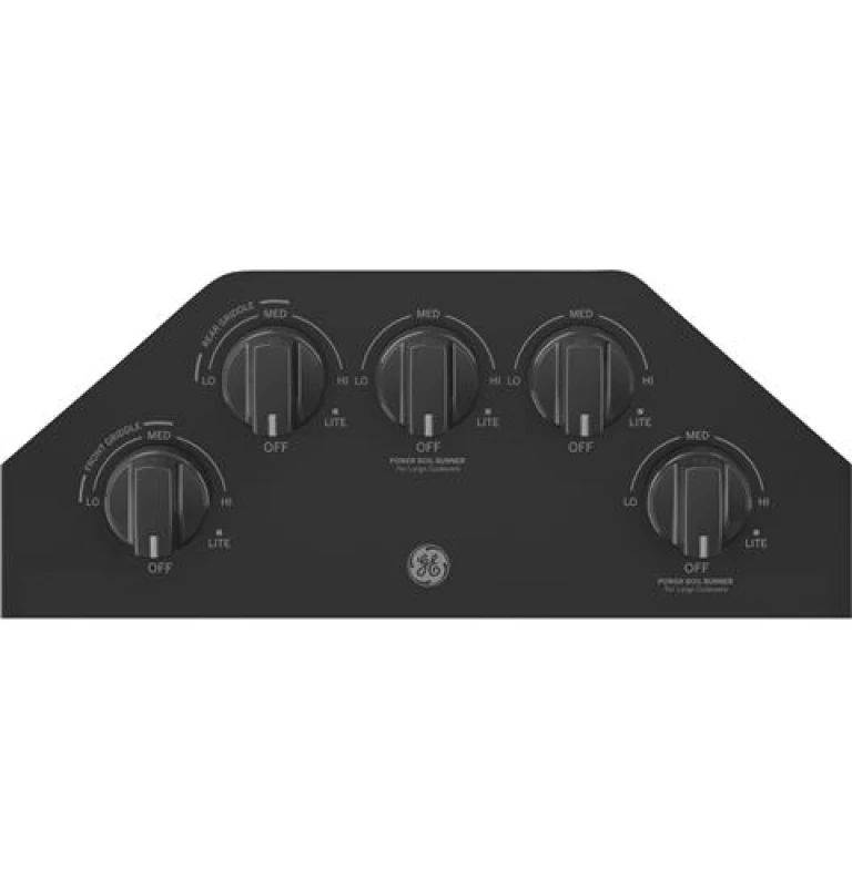 36" Built-In Gas Cooktop with 5 Burners and Dishwasher Safe Grates JGP5036DLBB