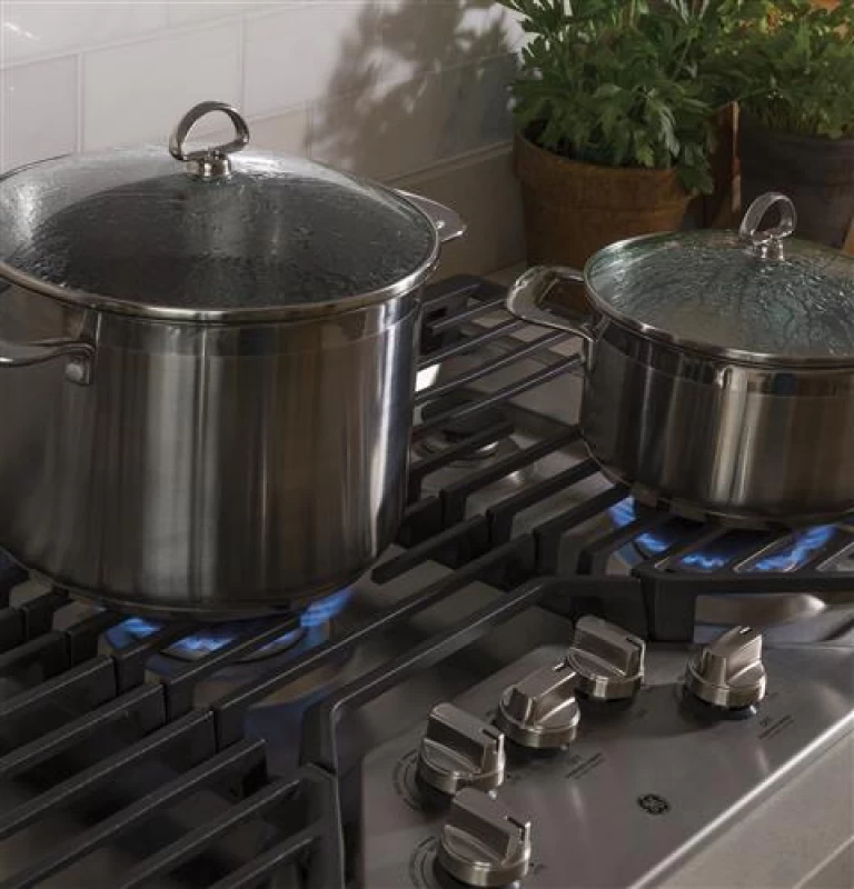 36" Built-In Gas Cooktop with 5 Burners and Dishwasher Safe Grates JGP5036SLSS