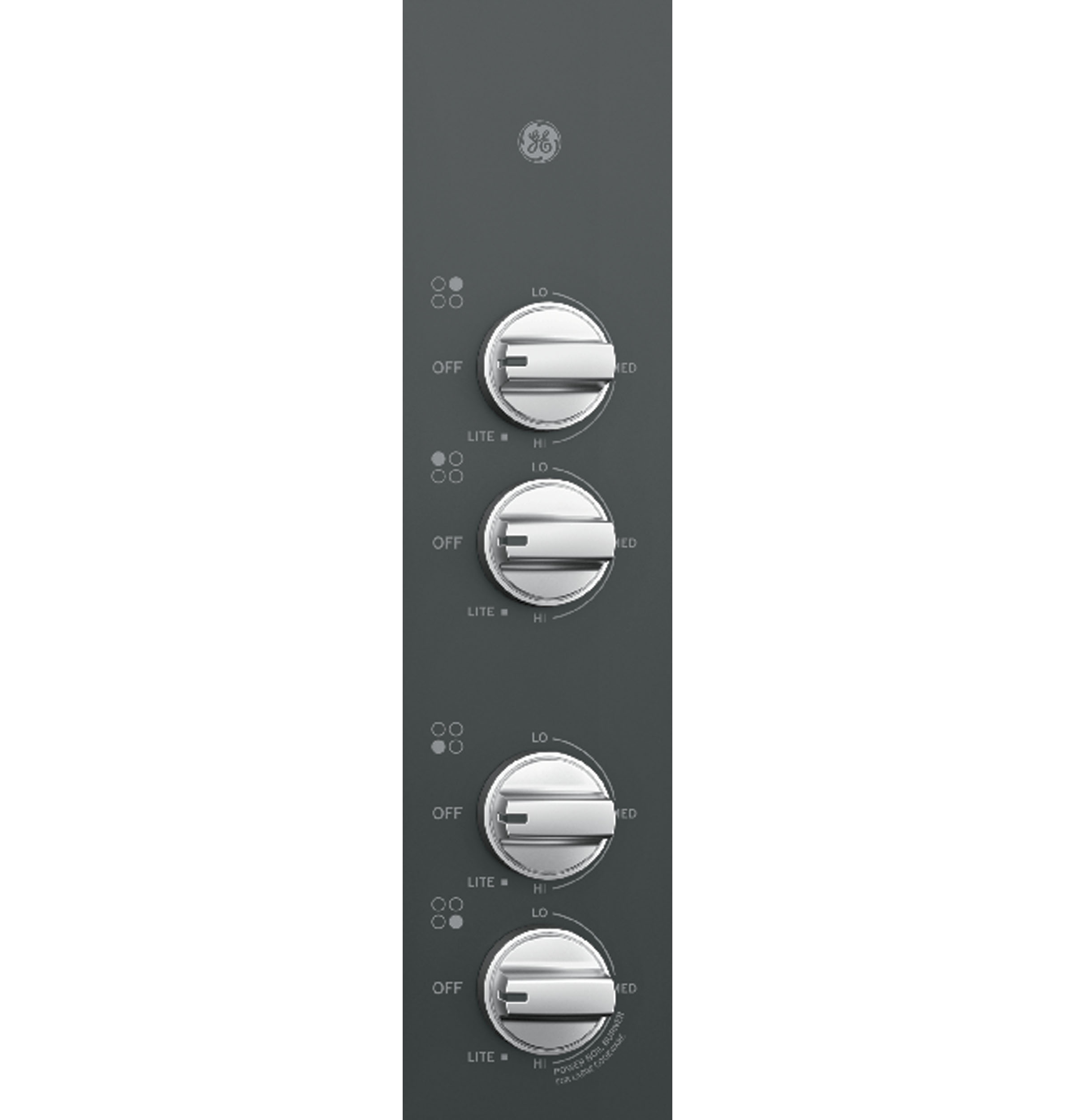 30" Built-In Gas on Glass Cooktop with Dishwasher Safe Grates JGP5530SLSS, product image 3 of 12