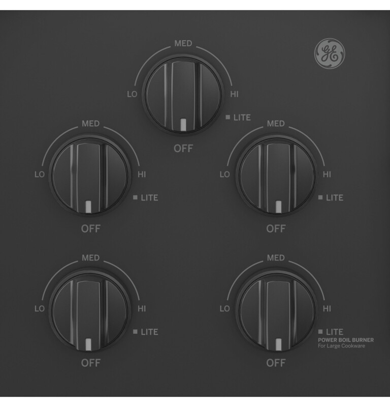 36" Built-In Gas on Glass Cooktop with 5 Burners and Dishwasher Safe Grates JGP5536DLBB, product image 3 of 11