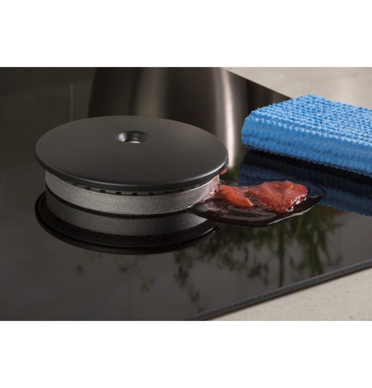 36" Built-In Gas on Glass Cooktop with 5 Burners and Dishwasher Safe Grates JGP5536DLBB, product image 5 of 11