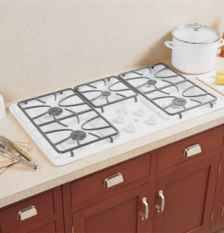 36" Built-In Gas Cooktop JGP630WEKWW