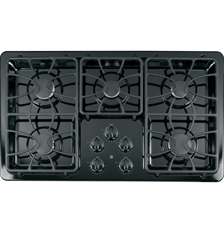 36" Built-In Gas Cooktop JGP633DETBB, product image 2 of 6