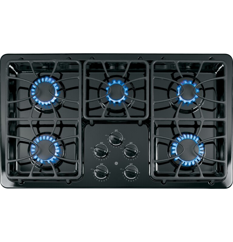 36" Built-In Gas Cooktop JGP633DETBB