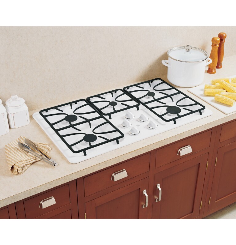 36" Built-In Gas Cooktop JGP633DETWW