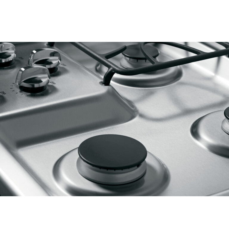 36" Built-In Gas Cooktop JGP633SETSS, product image 4 of 6