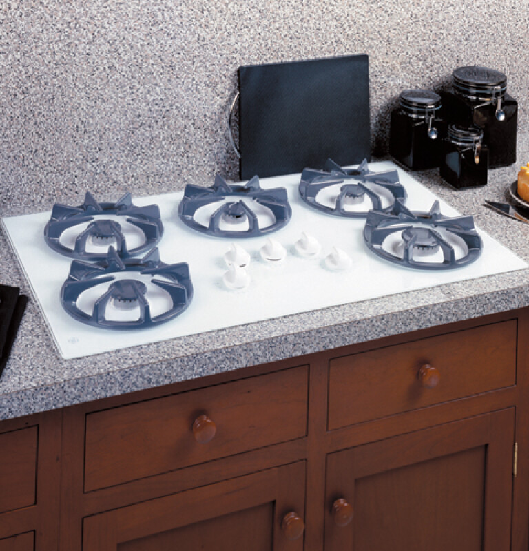 36" Built-In Gas Cooktop JGP636WEDWW, product image 2 of 2