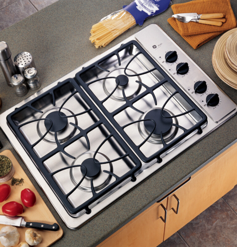 30" Built-In Gas Cooktop JGP933SECSS