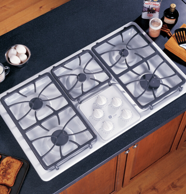 36" Built-In Gas Cooktop JGP963WECWW
