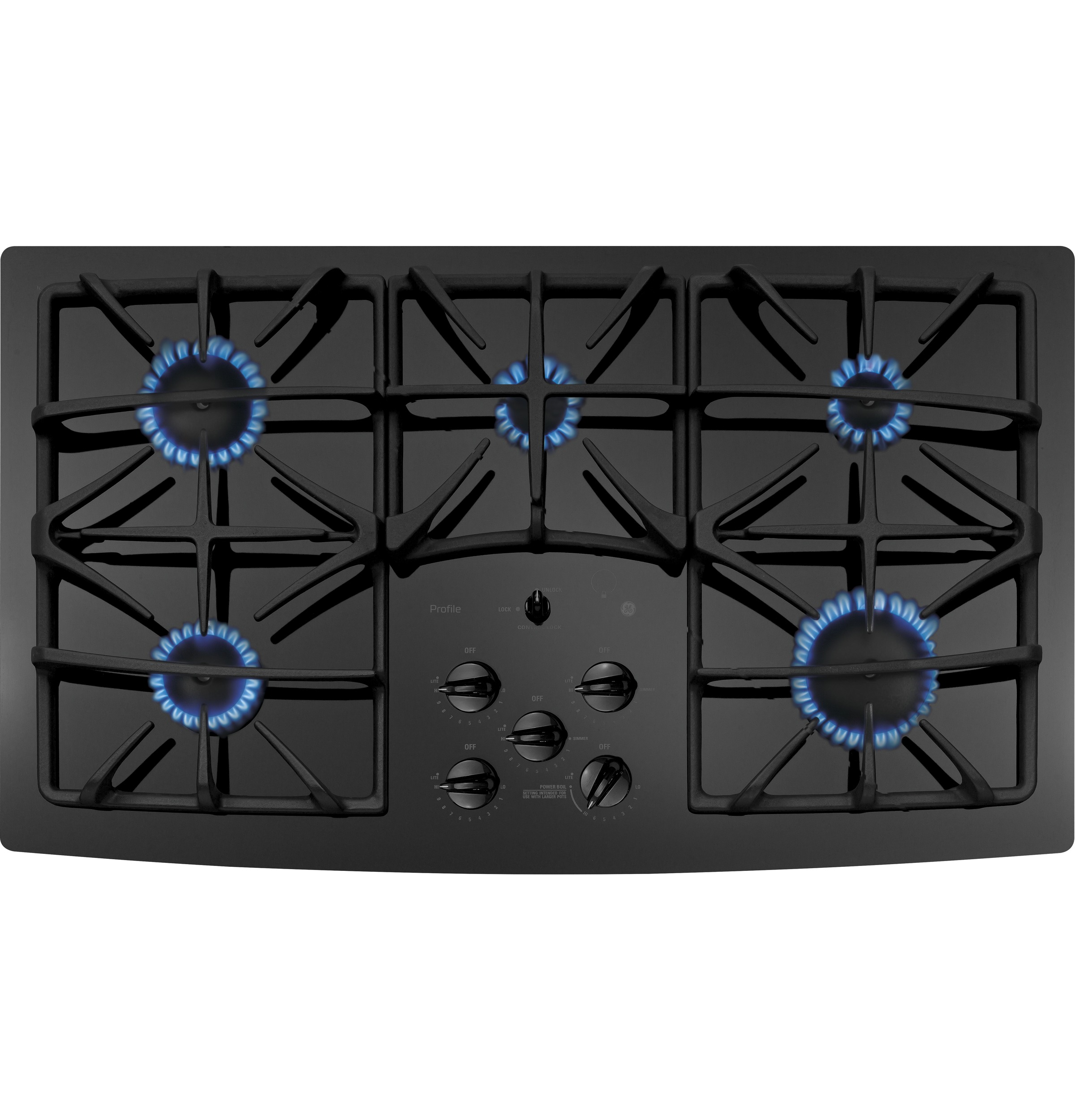 Series 36" Built-In Gas Cooktop JGP970BEKBB
