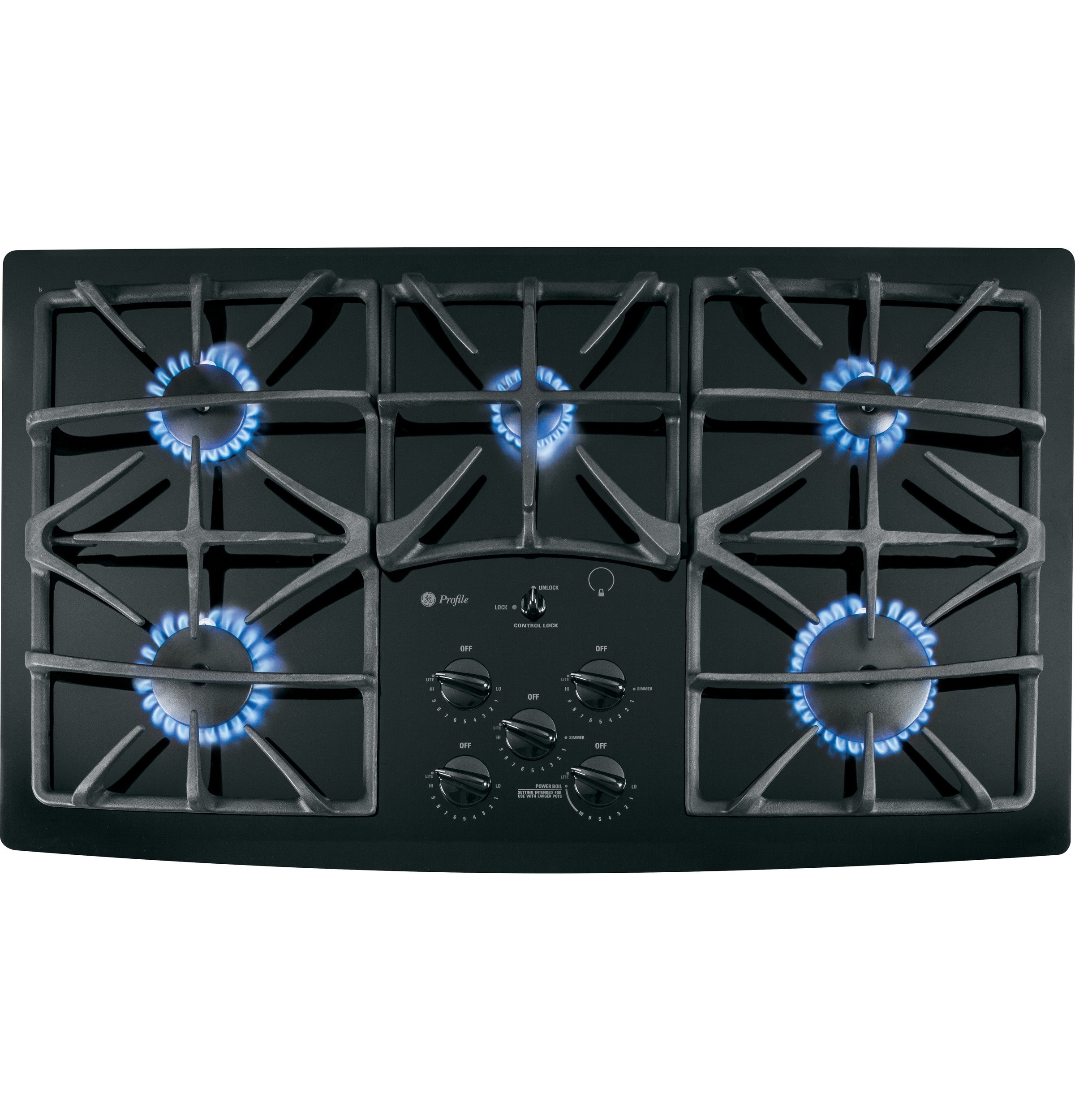 Series 36" Built-In Gas Cooktop JGP970BEKBB