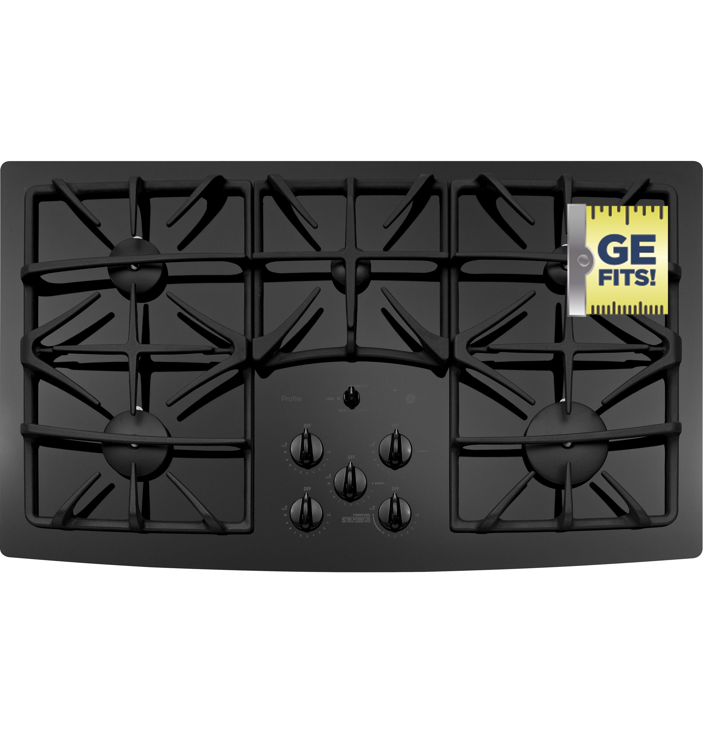 Series 36" Built-In Gas Cooktop JGP970BEKBB