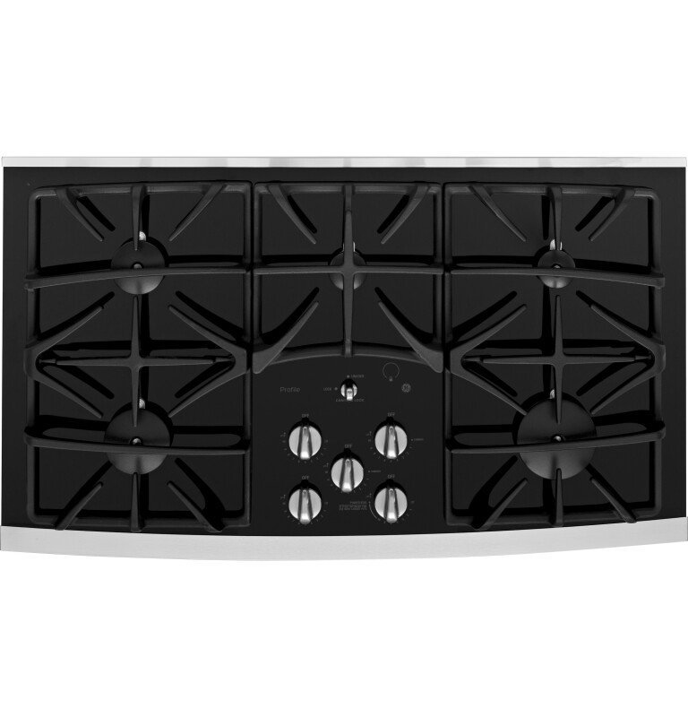 GE Profile Series 36" Built-In Gas Cooktop Stainless Steel JGP970SEKSS Picture 1