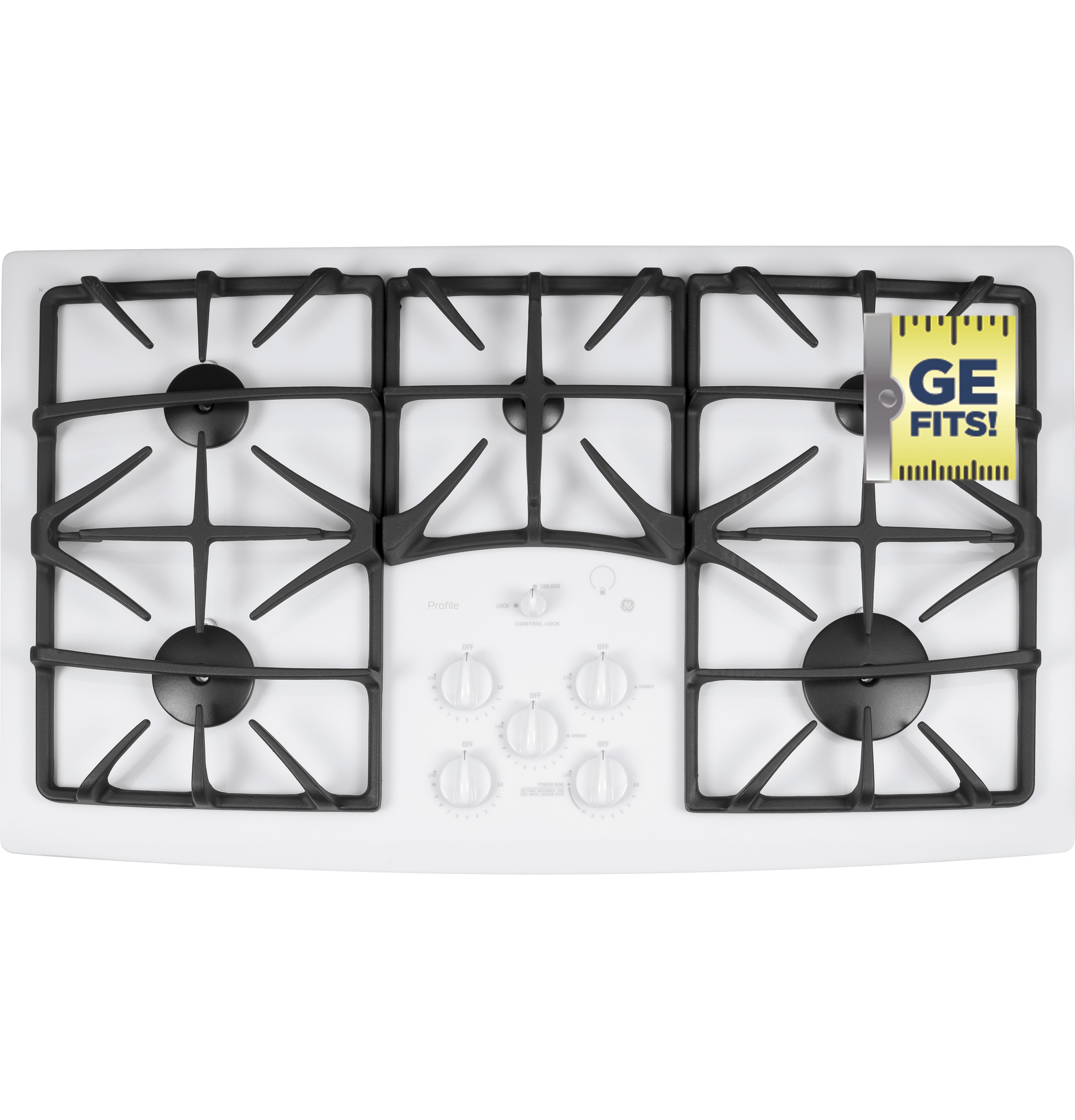 Series 36" Built-In Gas Cooktop JGP970TEKWW