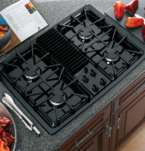 Built-In Downdraft Gas Modular Cooktop JGP990BELBB