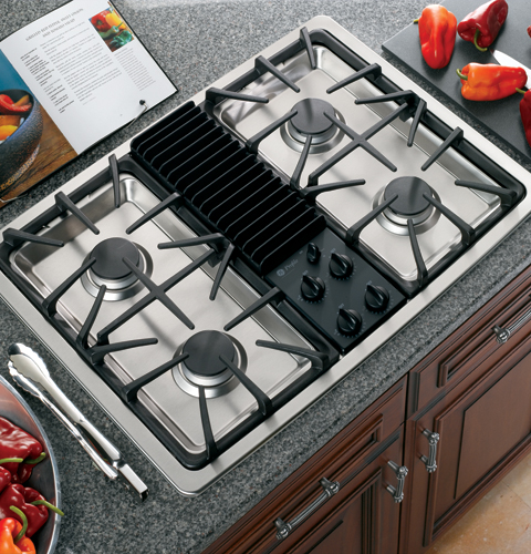 Built-In Downdraft Gas Modular Cooktop JGP990SELSS