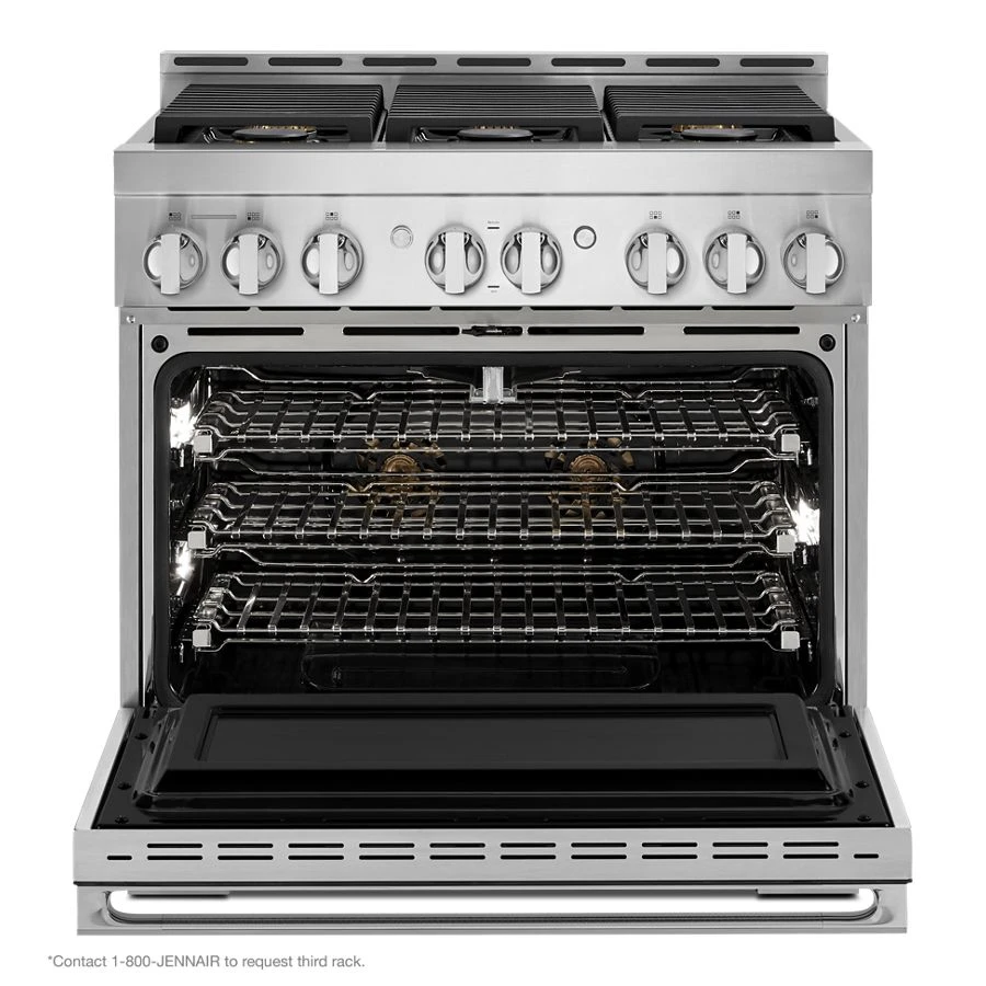 36" NOIR Gas Professional-Style Range JGRP436HM
