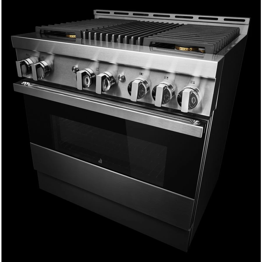 Noir™ 36" Gas Professional-style Range With Grill JGRP636HM