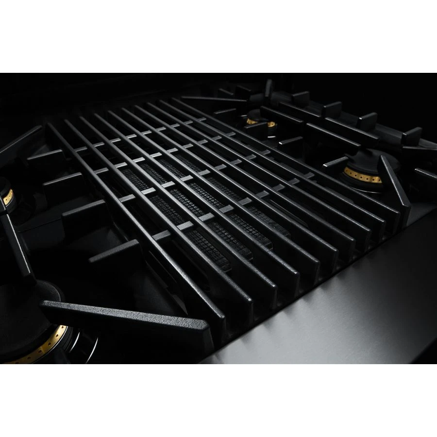 NOIR 48" Gas Professional-Style Range with Chrome-Infused Griddle and Grill JGRP748HM