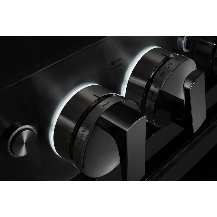 NOIR 48" Gas Professional-Style Range with Chrome-Infused Griddle and Grill JGRP748HM