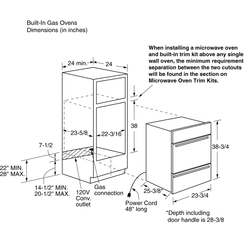 24" Built-In Gas Oven JGRS06BEJBB, product image 7 of 7