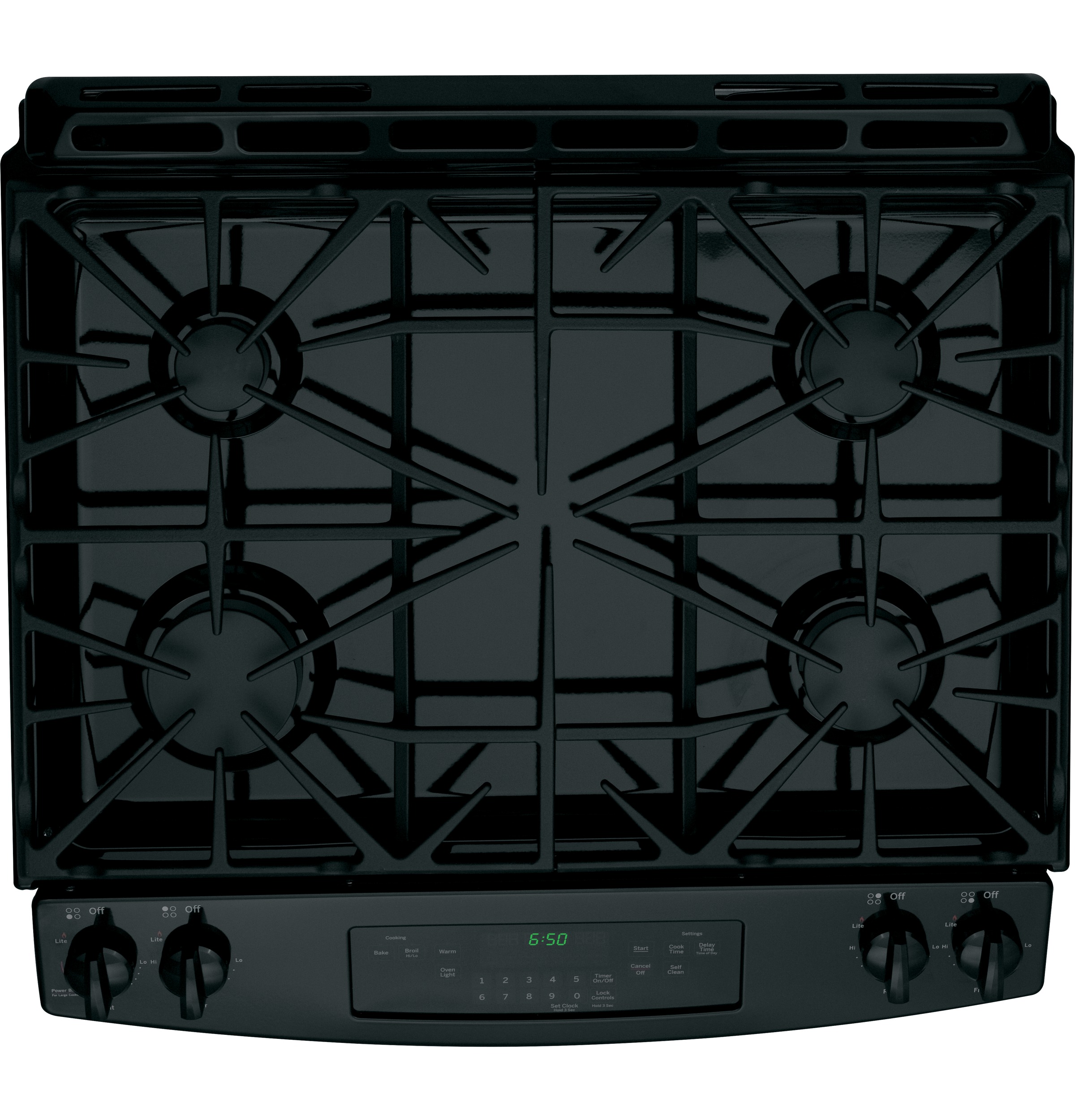 30" Slide-In Front Control Gas Range JGS650DEFBB, product image 4 of 12