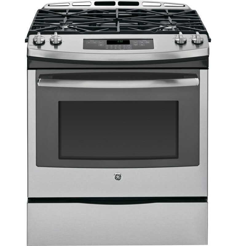 30" Slide-In Front Control Gas Range JGS650SEFSS