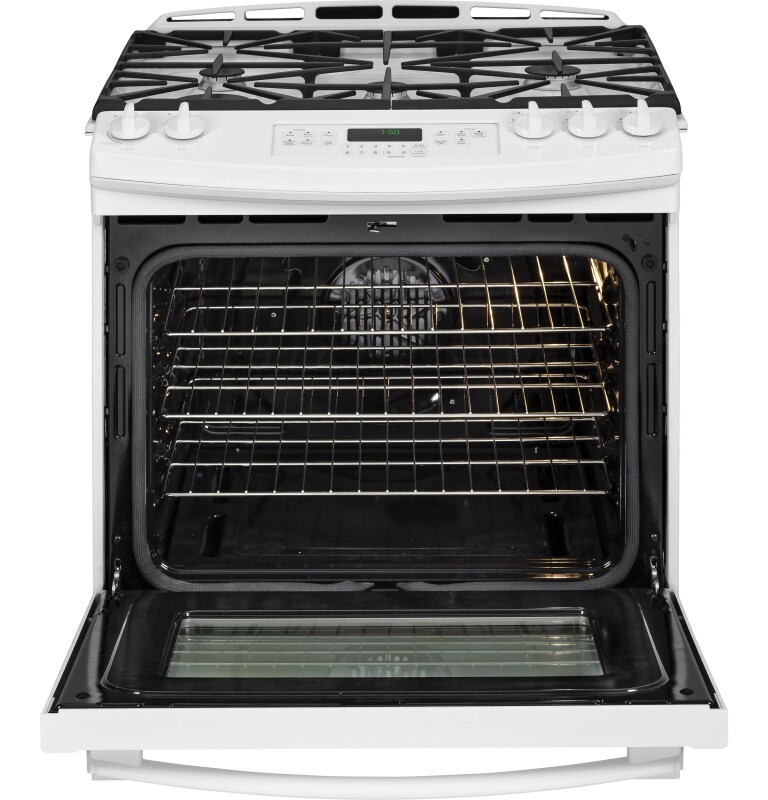 30" Slide-In Front Control Gas Range JGS750DEFWW, product image 3 of 12