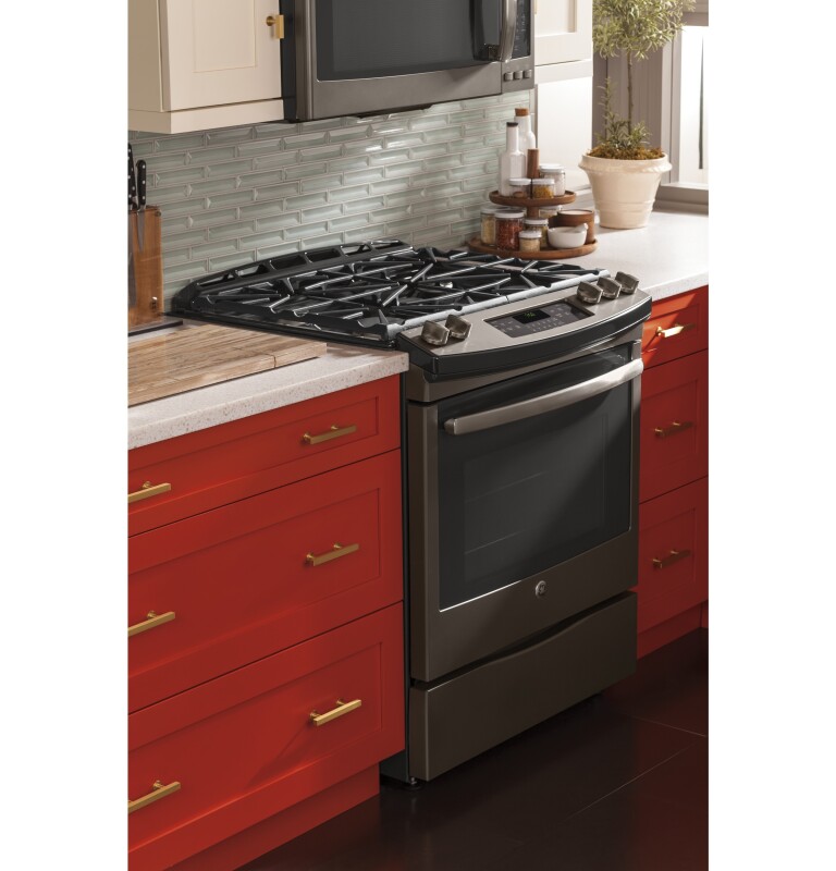 30" Slide-In Front Control Gas Range JGS750EEFES, product image 13 of 15