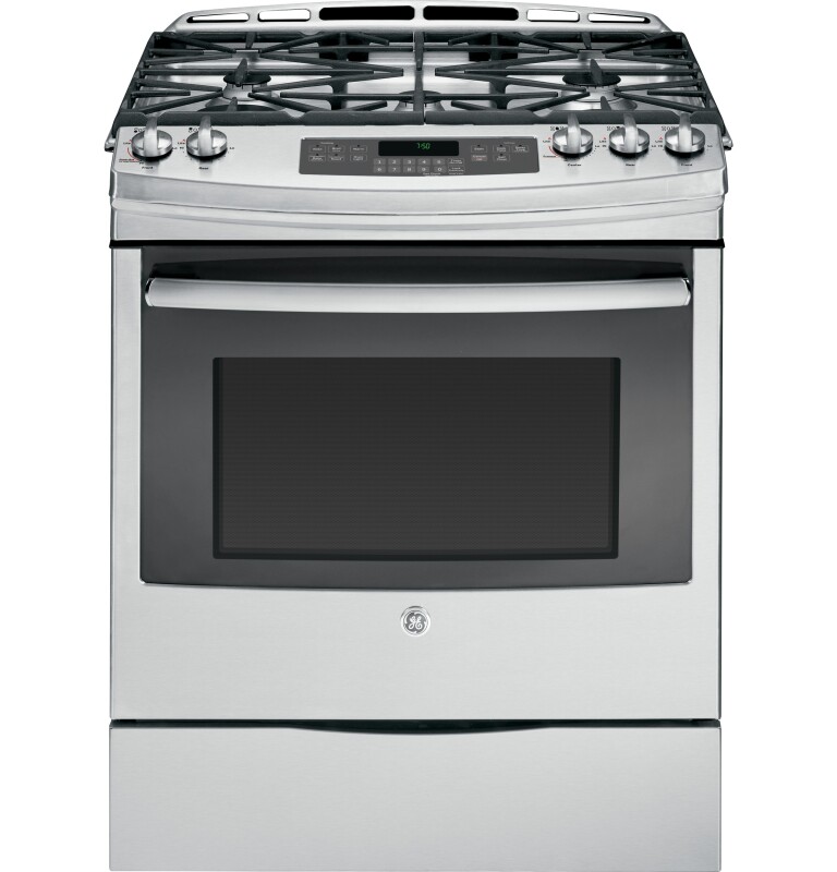 30" Slide-In Front Control Gas Range JGS750SEFSS