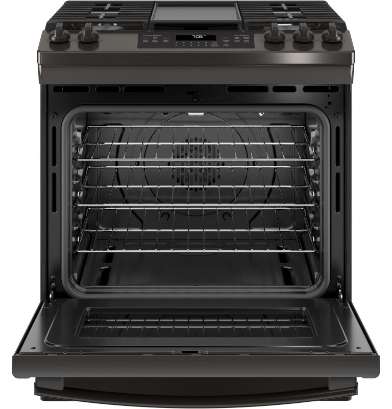 30" Slide-In Front-Control Convection Gas Range JGS760BELTS