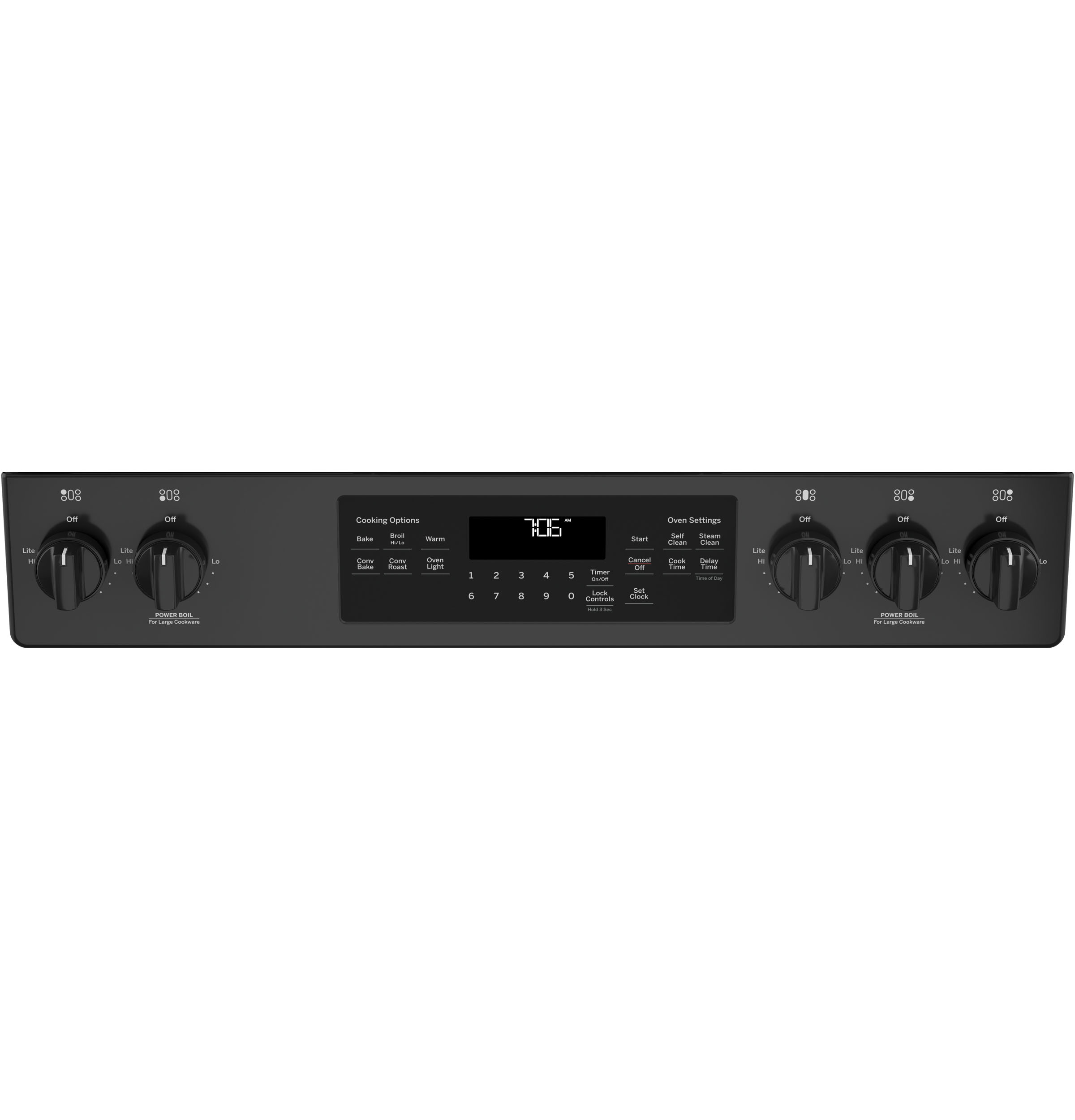 30" Slide-In Front-Control Convection Gas Range JGS760DELBB, product image 4 of 12