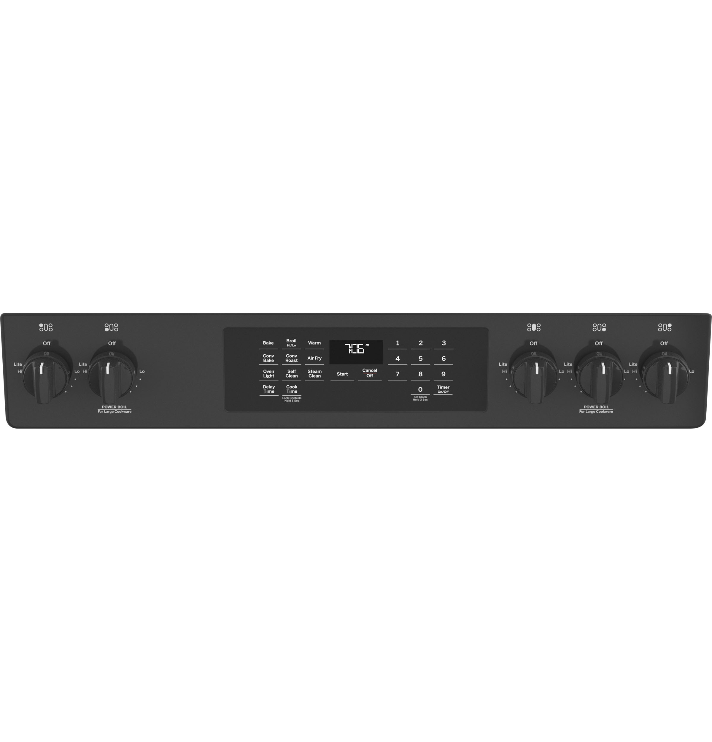 30" Slide-In Front-Control Convection Gas Range with No Preheat Air Fry JGS760DPBB