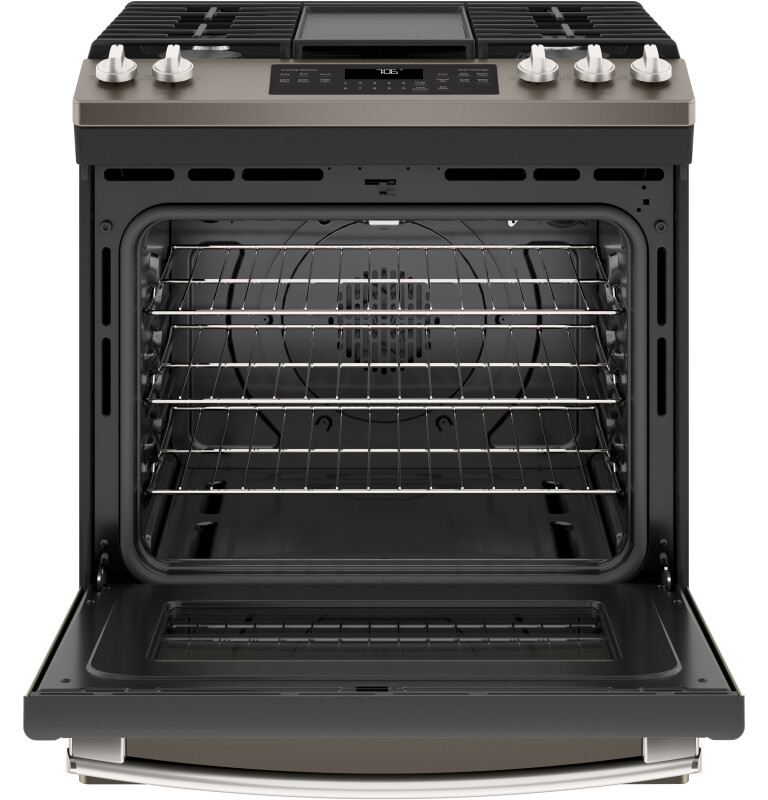 30" Slide-In Front-Control Convection Gas Range JGS760EELES