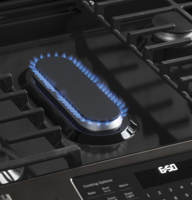 30" Slide-In Front-Control Convection Gas Range JGS760EELES