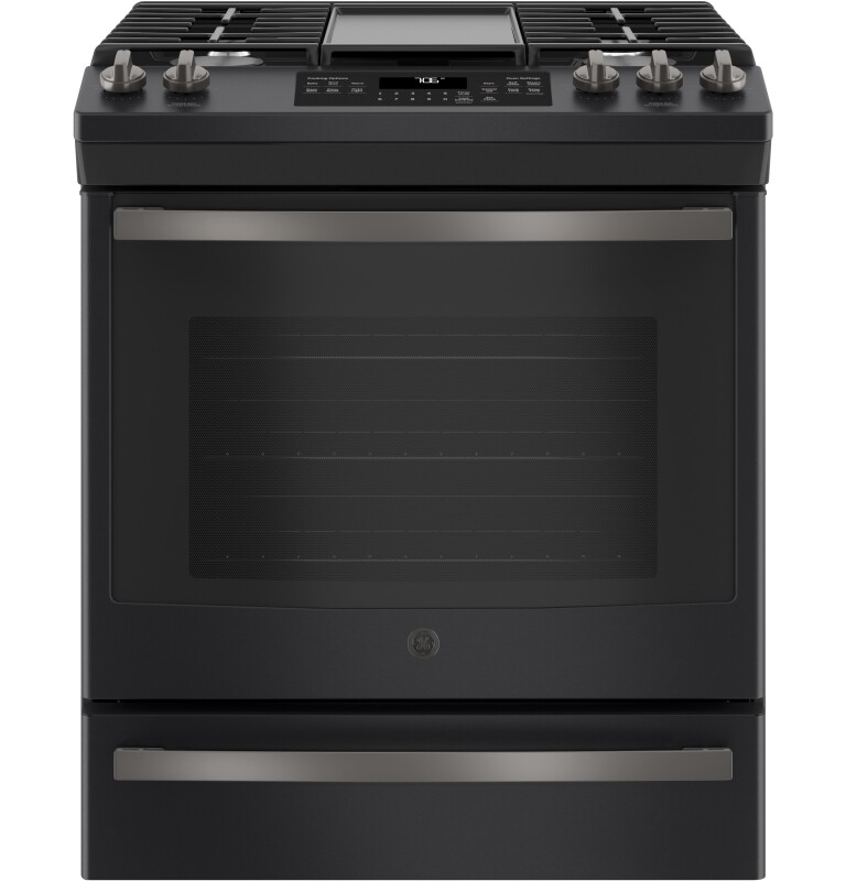 30" Slide-In Front-Control Convection Gas Range JGS760FELDS