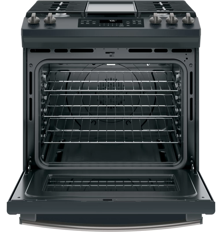 30" Slide-In Front-Control Convection Gas Range JGS760FELDS