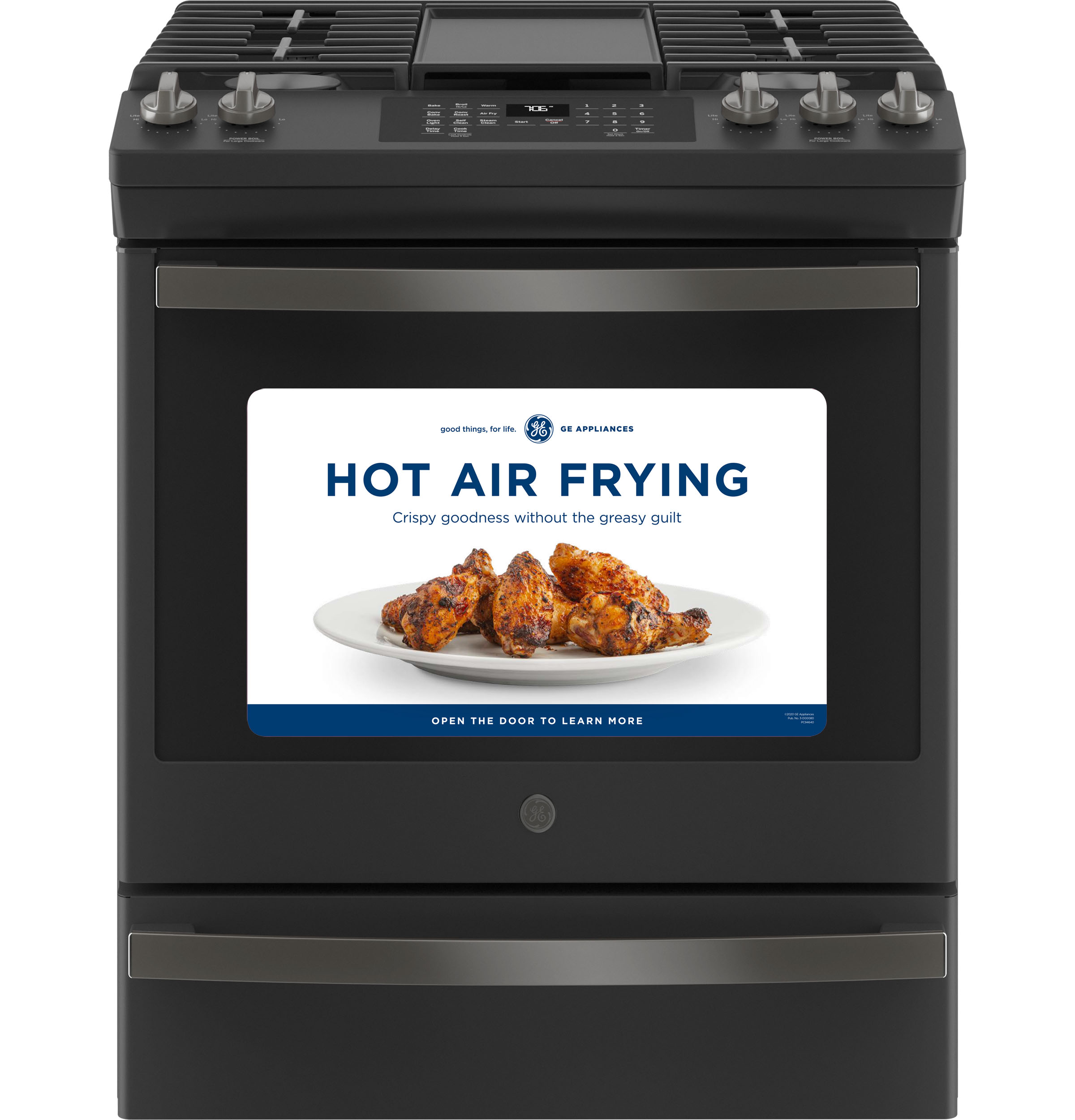 30" Slide-In Front-Control Convection Gas Range with No Preheat Air Fry view 8