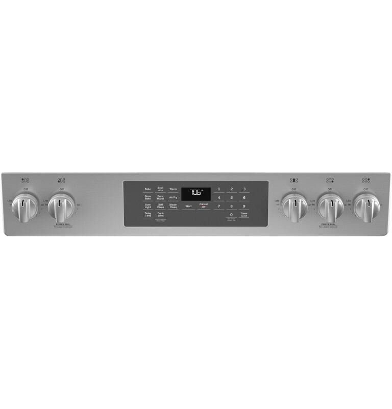 30" Slide-In Front-Control Convection Gas Range with No Preheat Air Fry JGS760SPSS