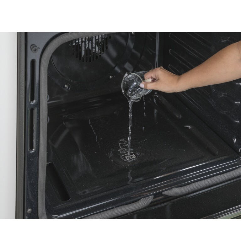 Self-clean with Steam Clean option