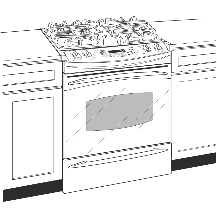 30" Slide-In Gas Range JGS968KEKCC, product image 3 of 4