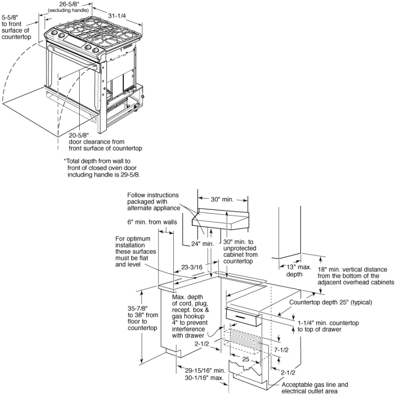 30" Slide-In Gas Range with Self-Cleaning Oven view 3