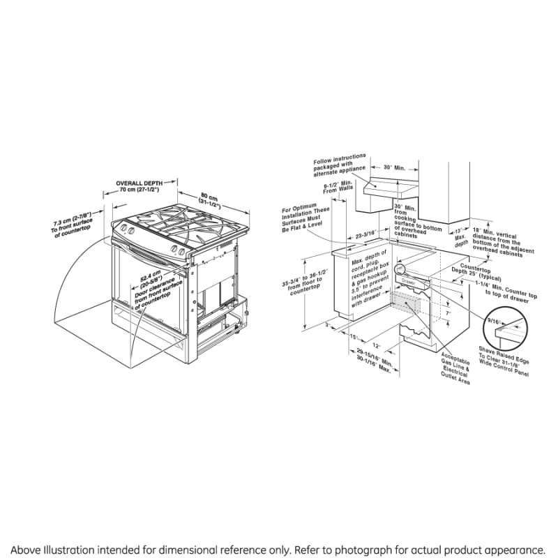 30" Slide-In Gas Range JGSP42DETBB