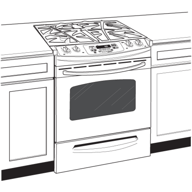 30" Slide-In Gas Range JGSP42DETWW, product image 3 of 3