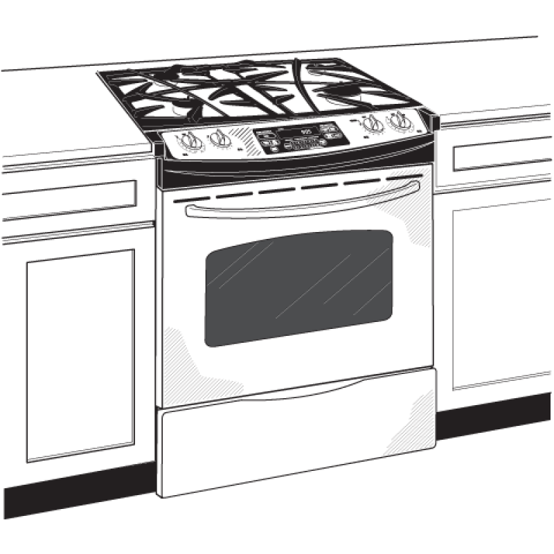 30" Slide-In Gas Range JGSP42SETSS, product image 3 of 3