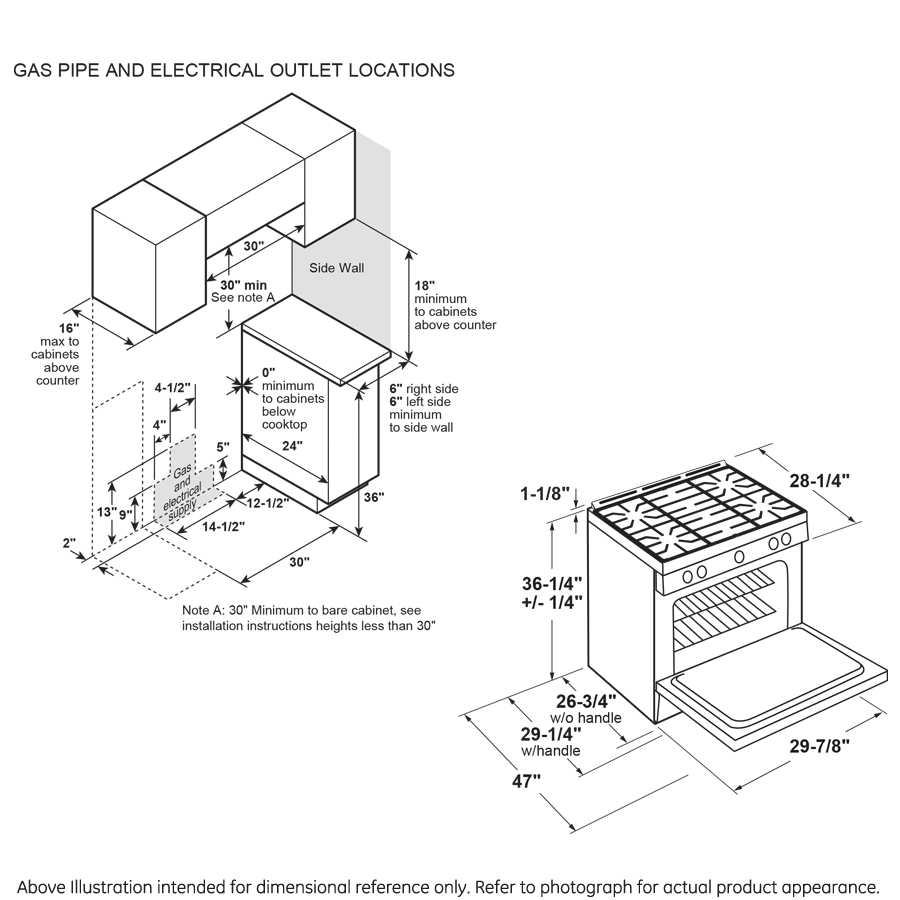 30" Slide-In Front Control Gas Range JGSS61SPSS