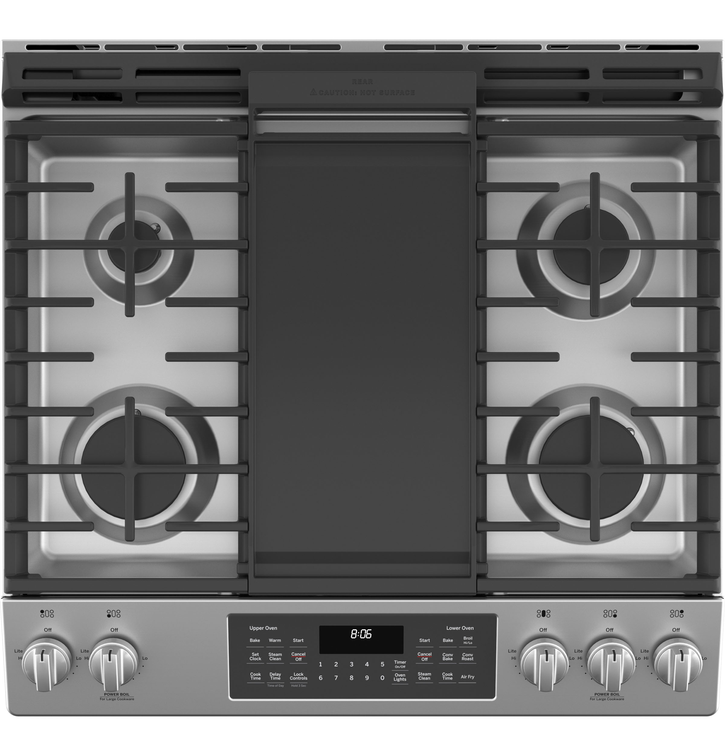 30" Slide-In Front Control Gas Double Oven Range view 5